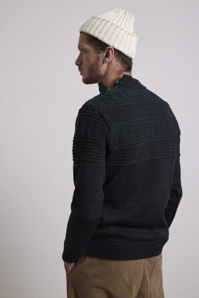 Le Minor - Bonnet à côtes beige écume