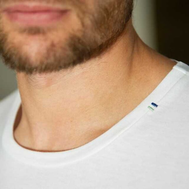 Lemahieu - T-shirt en coton bio mixte blanc Ressource