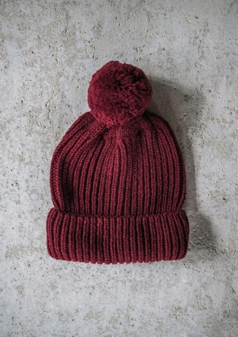 Montlimart - Bonnet Pompom bordeaux