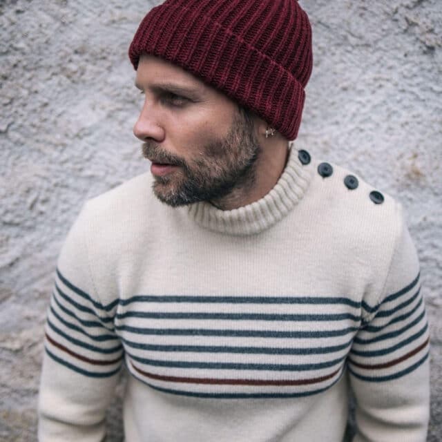 Montlimart - Bonnet Pompom bordeaux