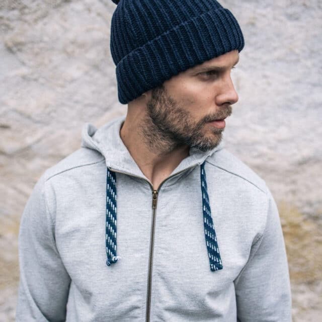 Montlimart - Bonnet Pompom marine