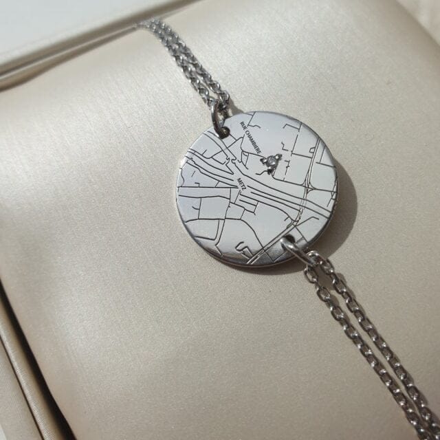 Bracelet chaîne Wander (personnalisable) par la marque Gemografic Gemografic - Bracelet chaîne Wander (personnalisable)