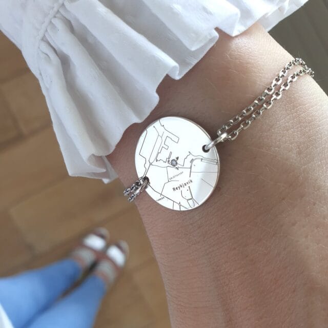 Gemografic - Bracelet chaîne Wander (personnalisable)