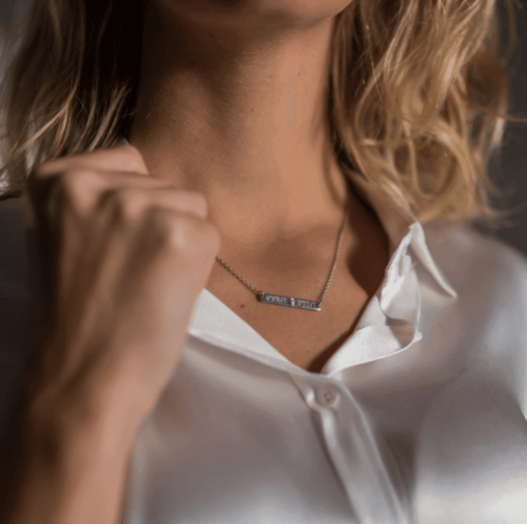 Gemografic - Collier Horizon femme (personnalisable)