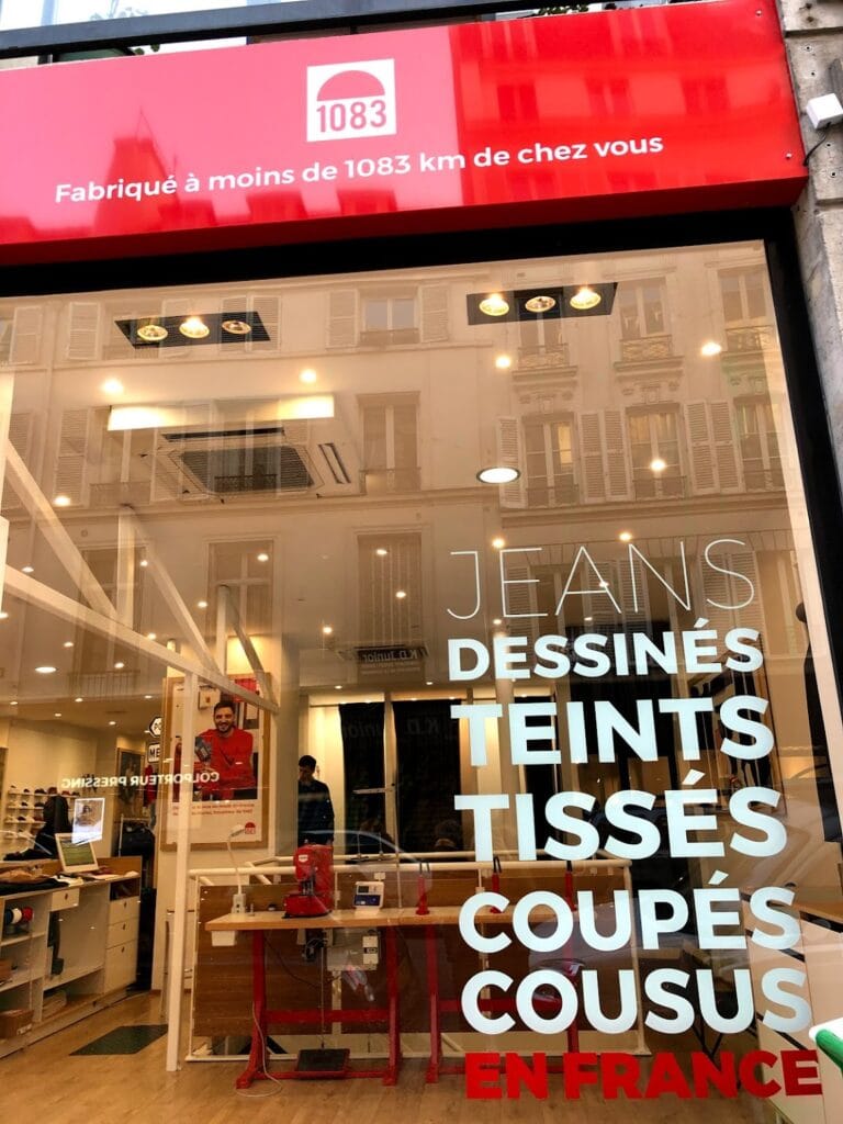 Boutique 1083 Paris 3e arrondissement - Vitrine