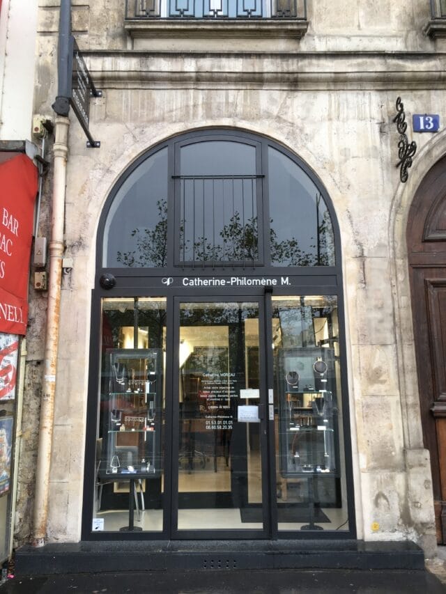 Boutique Atelier Philomène Thebault Paris - Vitrine