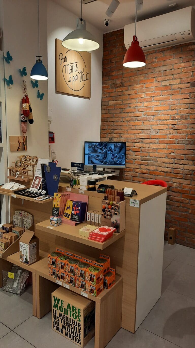 Boutique Par Monts et par Vaux - Caisse