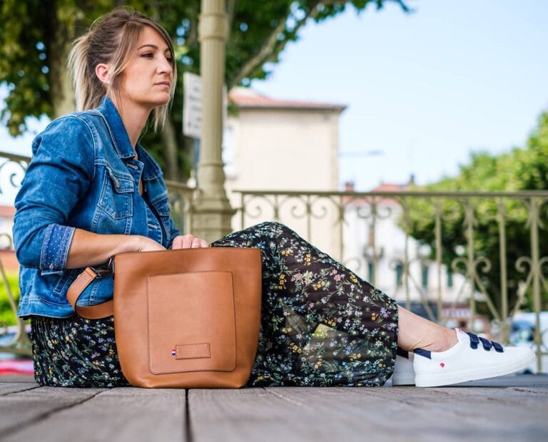 Nodies sac cabas andy marron Nodie's sac Andy