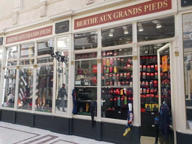 Boutique Berthe Aux Grands Pieds Nantes - Vitrine