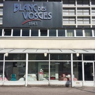 Boutique Blanc des Vosges Gérardmer - Vitrine