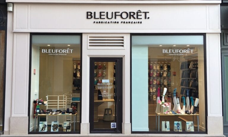 boutique bleuforet lyon vitrine Boutique Bleuforêt Lyon - Vitrine