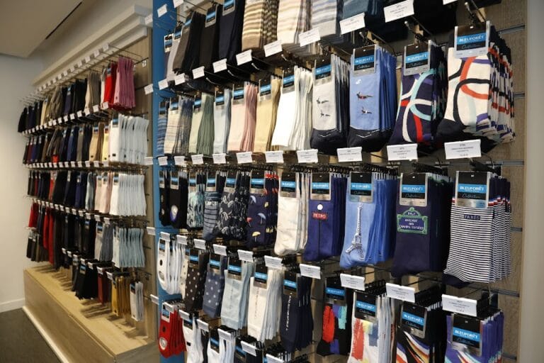 Boutique Bleuforêt Paris Rue de Rennes - Chaussettes