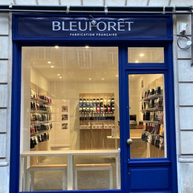 Boutique Bleuforêt Paris Rue de Courcelles - Vitrine