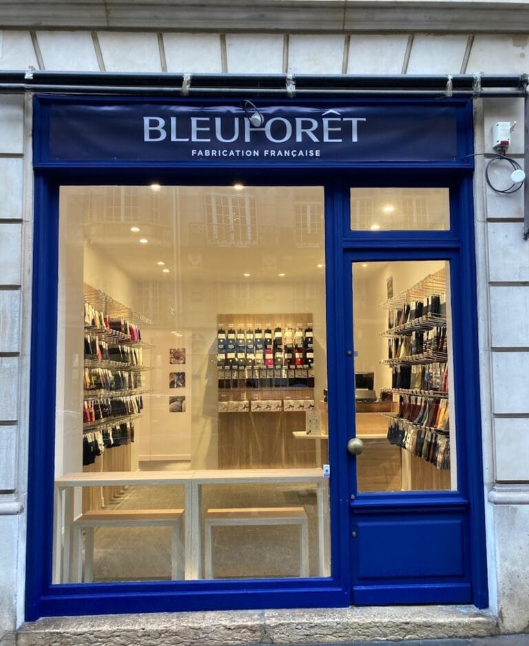 Boutique Bleuforêt Paris Rue de Courcelles - Vitrine