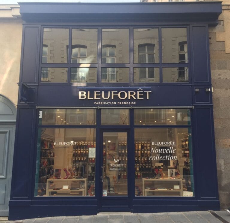 boutique bleuforet rennes vitrine Boutique Bleuforêt Rennes - Vitrine