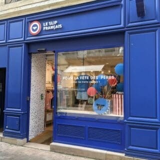 Boutique Le Slip Français Bordeaux Ta Garonne en Slip - Vitrine