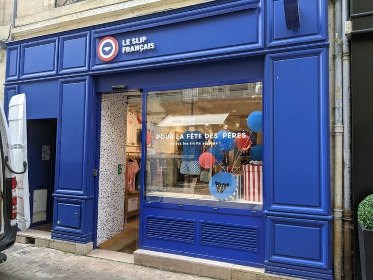 Boutique Le Slip Français Bordeaux Ta Garonne en Slip - Vitrine