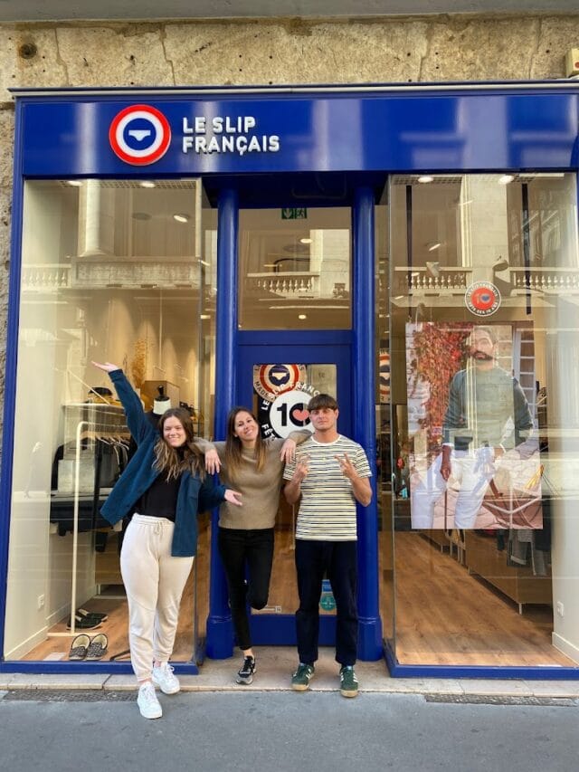 Boutique Le Slip Français Lyon Traboule ton Slip - Vitrine