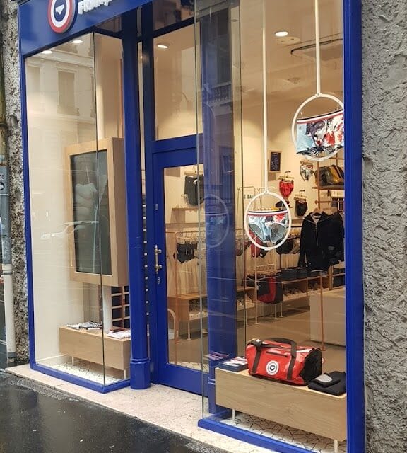 Boutique Le Slip Français Lyon Traboule ton Slip - Vitrine