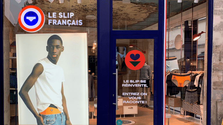Boutique Le Slip Français Paris Le Sentier du Slip - Vitrine