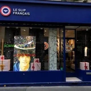 Boutique Le Slip Français Paris Legendre en Slip - Vitrine