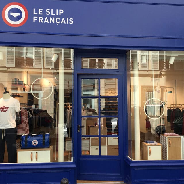Boutique Le Slip Français Paris Passy bien qu'en slip - Vitrine