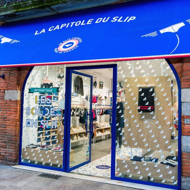 Boutique Le Slip Français Toulouse La Capitole du Slip - Vitrine