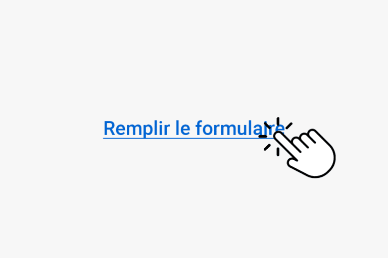 Lien pour remplir le formulaire