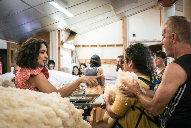 Visite de l'usine SCOP Ardelaine (Saint-Pierreville)
