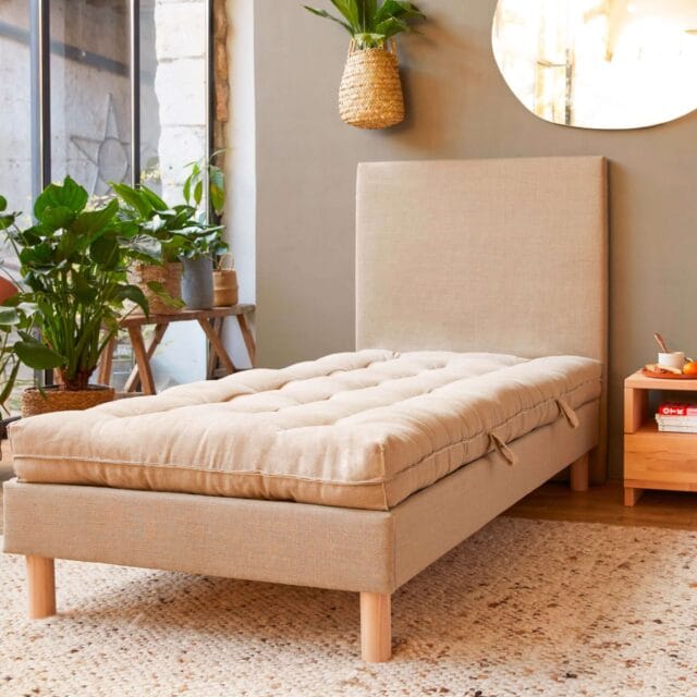 Kipli - Lit banquette avec tête de lit