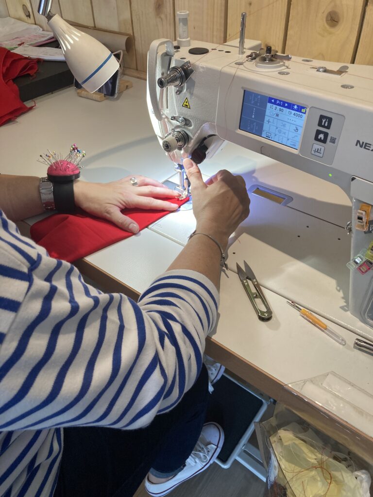 Travail de couture fabrication produit