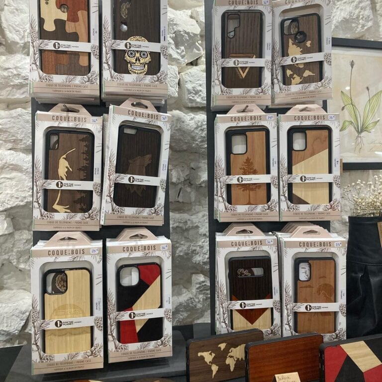 Boutique Cent pour Cent Français Grenoble - Coque en bois