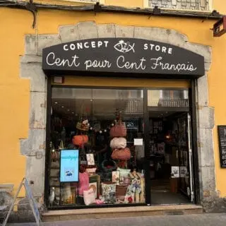 Boutique Cent pour Cent Français Grenoble - Vitrine