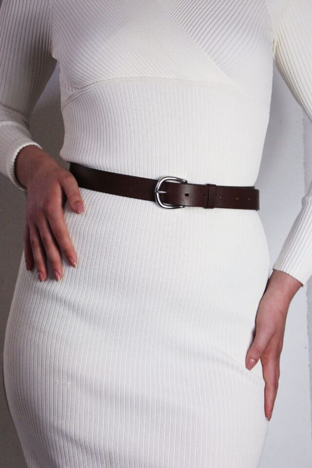 CÉRÈS - ceinture Jeanette chocolat