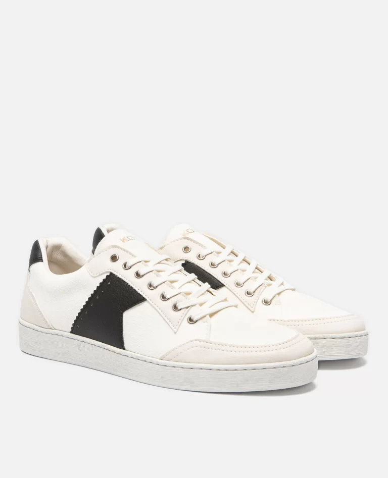 Kost Paris - Sneakers Toile Blanc Made in France Homme