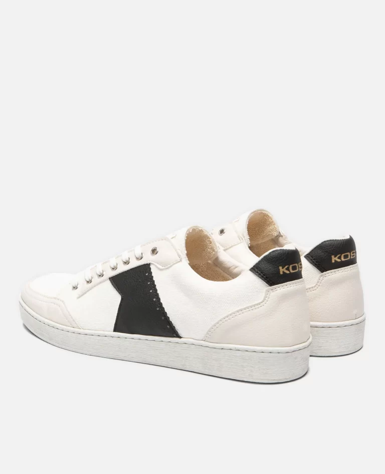 Kost Paris - Sneakers Toile Blanc Made in France Homme