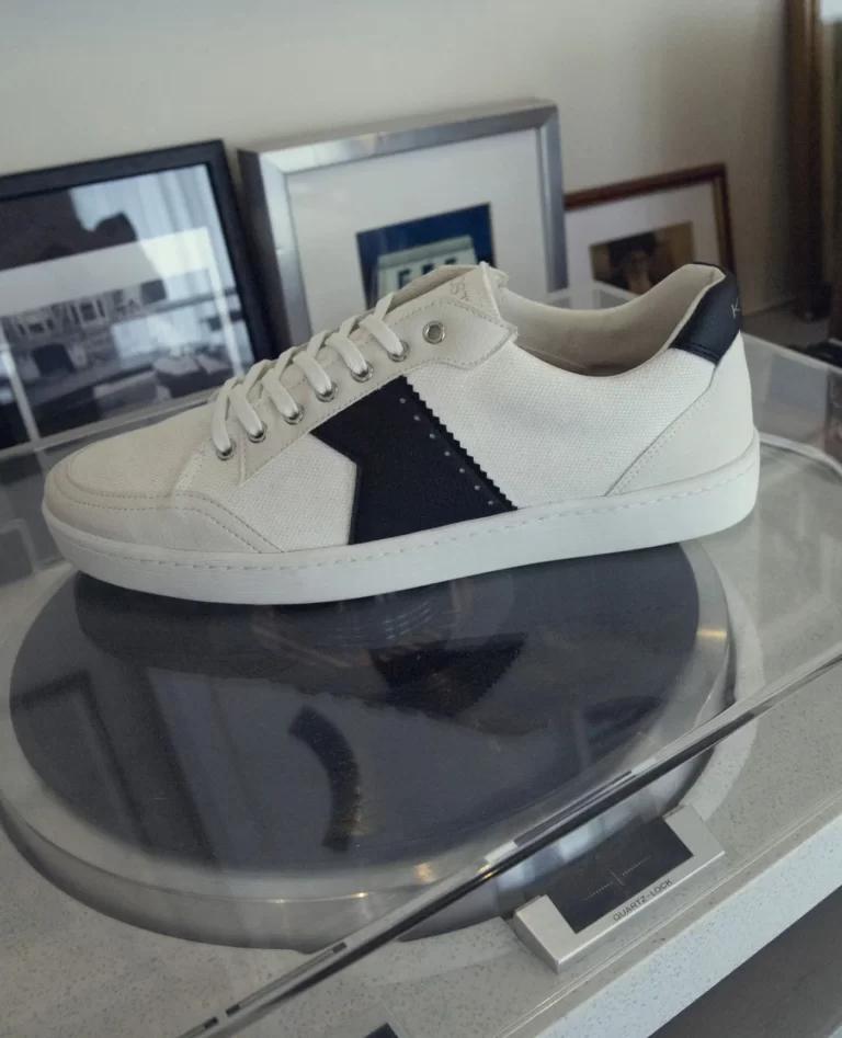 Kost Paris - Sneakers Toile Blanc Made in France Homme