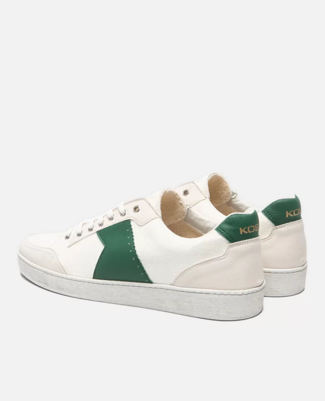 Sneakers Toile Blanc Made in France Homme