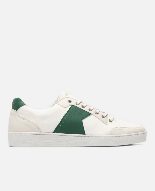 Sneakers Toile Blanc Made in France Homme