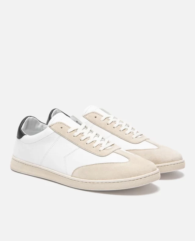 Kost Paris - Sneakers en cuir blanc homme Jerry