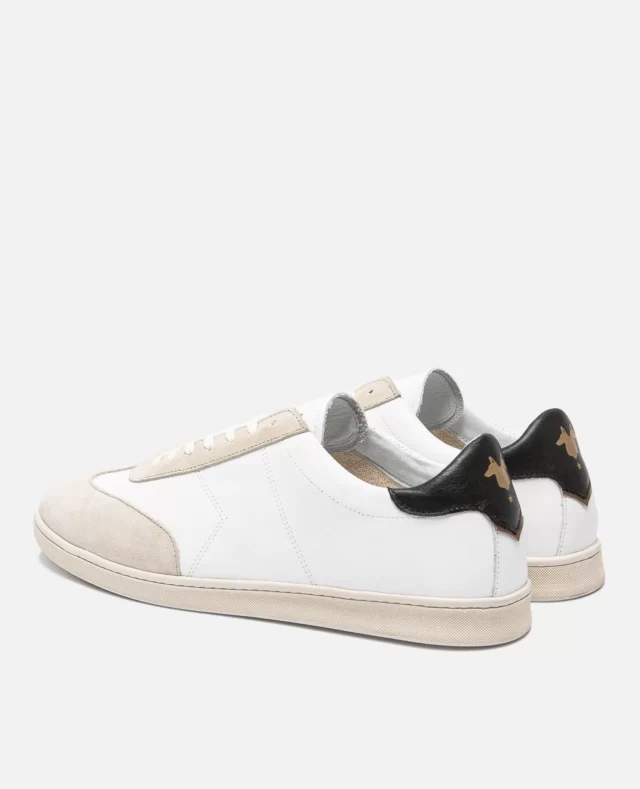 Kost Paris - Sneakers en cuir blanc homme Jerry