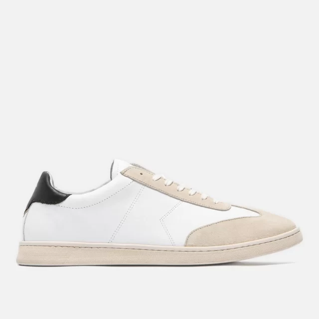 Kost Paris - Sneakers en cuir blanc homme Jerry