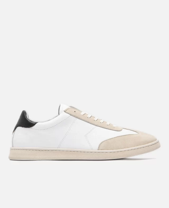 Kost Paris - Sneakers en cuir blanc homme Jerry