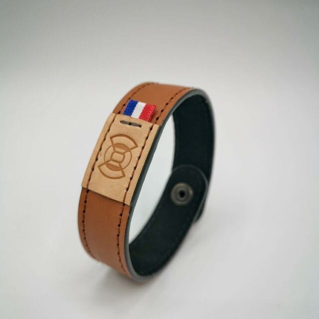 Nodie's - Bracelet Lily Sam en cuir camel