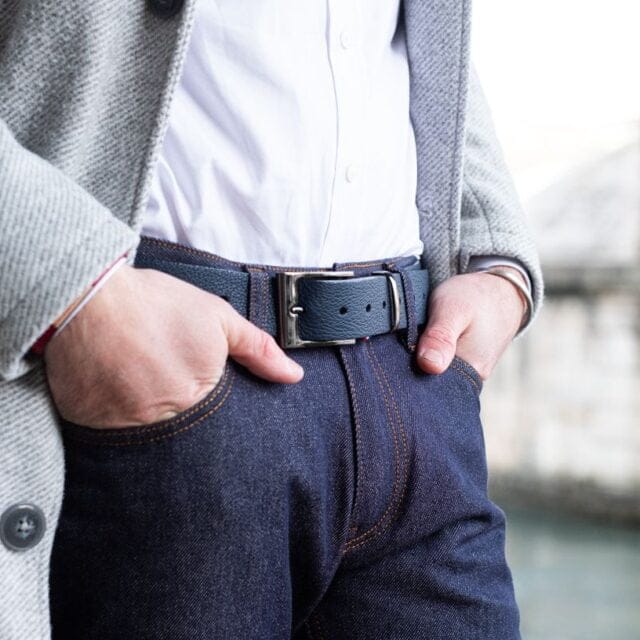 Nodie's - Ceinture Hazel en cuir marine