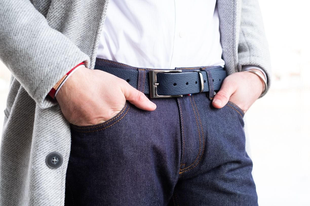 Nodie's - Ceinture Hazel en cuir marine