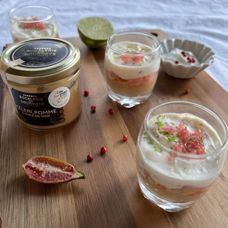 Bocalerie des Gourmets - Recette Celeri, pomme et huile de noix