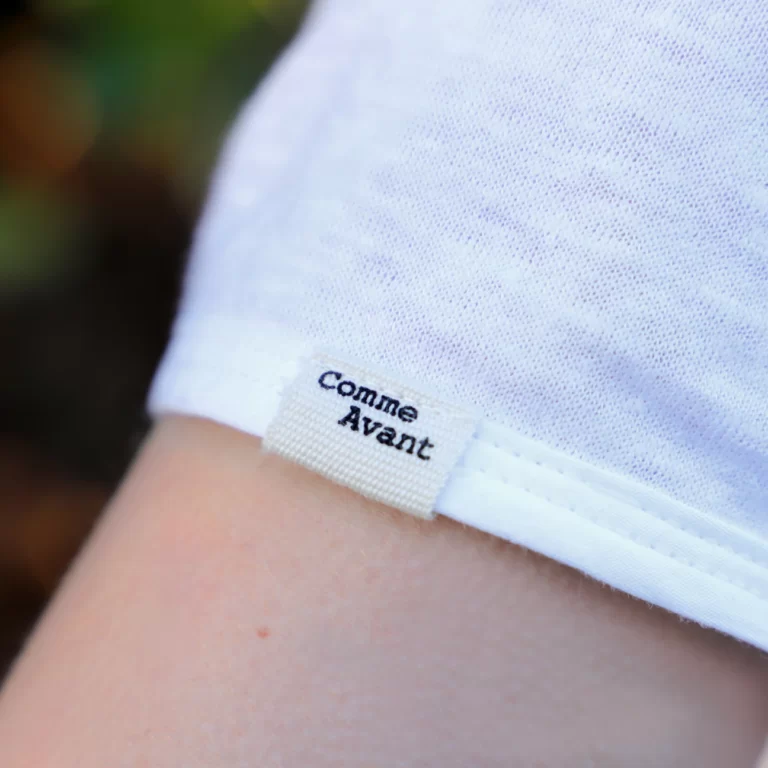 Comme Avant - T-shirt naturel en lin