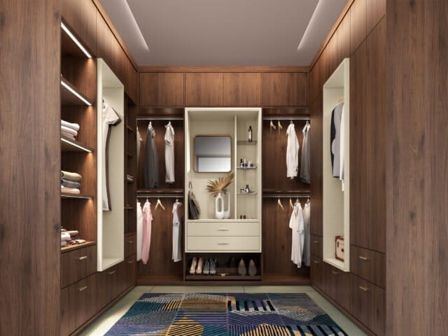 portea dressing Okapi walnut Tweed beige vueA BD Portea - Dressing Okapi Walnut Tweed beige