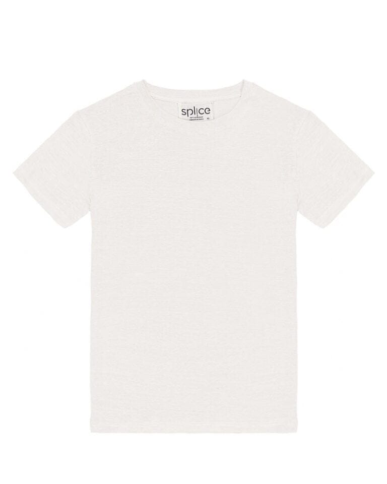 Splice - Tee-shirt manches courtes en lin mixte Linetlautre - Blanc optique